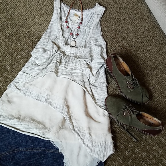 C Keer Ivory Comets Trail Tank - Picture 1 of 7